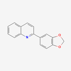 molecular formula C16H11NO2 B1209130 Dubamine CAS No. 6808-65-7