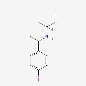 molecular formula C12H18IN B12091391 (Butan-2-yl)[1-(4-iodophenyl)ethyl]amine 