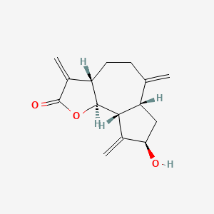 molecular formula C15H18O3 B1209144 Isozaluzanin C 