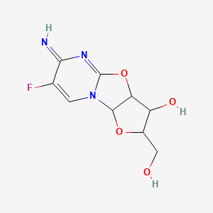 molecular formula C9H10FN3O4 B1209149 Flurocitabine 