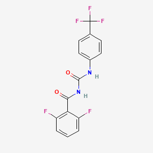 molecular formula C15H9F5N2O2 B1209157 Penfluron CAS No. 35367-31-8