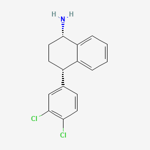 molecular formula C16H15Cl2N B1209160 Desmethylsertraline CAS No. 87857-41-8