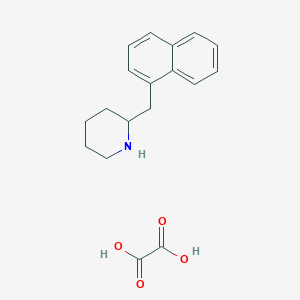 molecular formula C18H21NO4 B12091629 2-(1-Naphthylmethyl)piperidine oxalate CAS No. 1177281-94-5