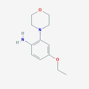molecular formula C12H18N2O2 B12091659 4-Ethoxy-2-morpholin-4-ylaniline 