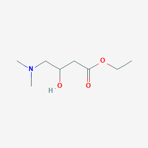 molecular formula C8H17NO3 B12091674 Ethyl 4-(dimethylamino)-3-hydroxybutanoate CAS No. 90227-57-9