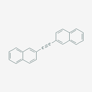 molecular formula C22H14 B12091677 Naphthalene, 2,2'-(1,2-ethynediyl)bis- CAS No. 20199-35-3