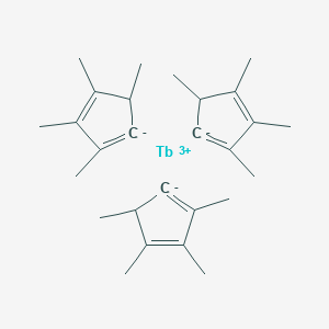 molecular formula C27H39Tb B12091690 Tris(tetramethylcyclopentadienyl)terbiu& 