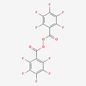 molecular formula C14F10O4 B12091706 Peroxide, bis(pentafluorobenzoyl) CAS No. 22236-19-7