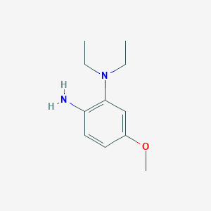 molecular formula C11H18N2O B12091754 N1,N1-diethyl-5-methoxybenzene-1,2-diamine 