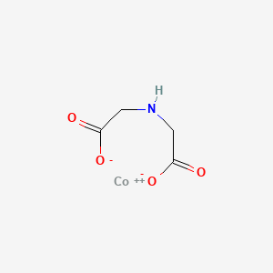 molecular formula C4H5CoNO4 B1209177 Cobalt iminodiacetate CAS No. 13869-30-2