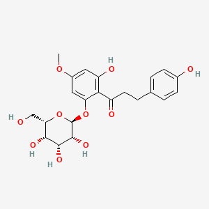 molecular formula C22H26O10 B1209179 Asebotin 