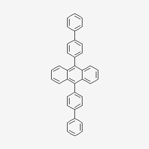 molecular formula C38H26 B12091811 9,10-Bis[(1,1'-biphenyl)-4-yl]anthracene 