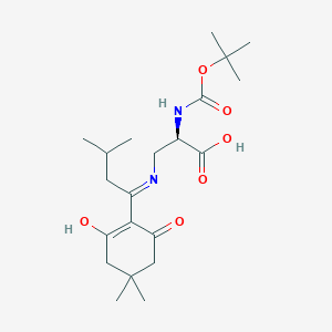 molecular formula C21H34N2O6 B12091846 Boc-D-Dap(ivDde)-OH 
