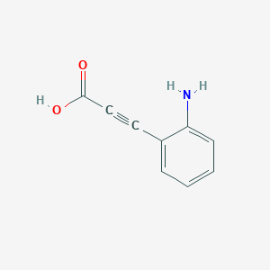 molecular formula C9H7NO2 B12091874 3-(2-Aminophenyl)prop-2-ynoic acid 