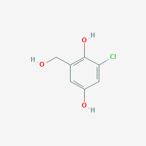 molecular formula C7H7ClO3 B1209190 3-Chlorogentisyl alcohol 