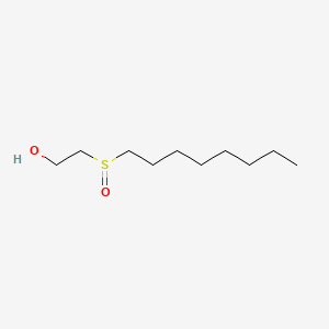molecular formula C10H22O2S B1209193 2-Hydroxyethyloctylsulfoxide CAS No. 7305-30-8