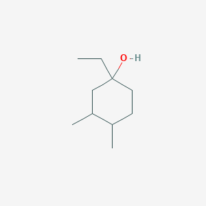 molecular formula C10H20O B12091934 1-Ethyl-3,4-dimethylcyclohexan-1-ol 