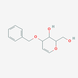 molecular formula C13H16O4 B12091979 3-O-Benzyl-D-glucal 