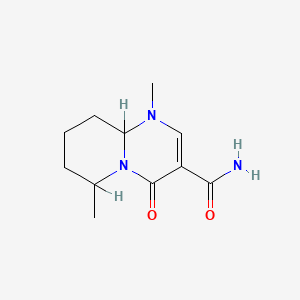 1,6-Dimethyl-4-oxo-1,6,7,8,9,9a-hexahydro-4H-pyrido(1,2-a)pyrimidine-3-carboxamide