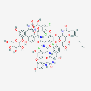 molecular formula C81H82Cl4N8O29 B012092 Kibdelin D CAS No. 105997-86-2