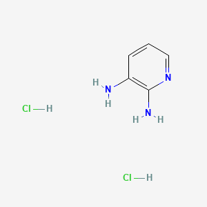 molecular formula C5H9Cl2N3 B12092018 Pyridine-2,3-diamine dihydrochloride CAS No. 71477-20-8