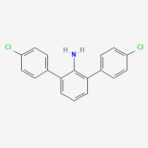 molecular formula C18H13Cl2N B12092023 2,6-Bis(4-chlorophenyl)aniline CAS No. 647835-40-3