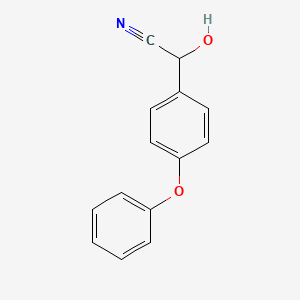 molecular formula C14H11NO2 B12092029 alpha-Hydroxy-4-phenoxybenzeneacetonitrile 