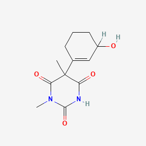molecular formula C12H16N2O4 B1209205 3'-Hydroxyhexobarbital CAS No. 427-29-2
