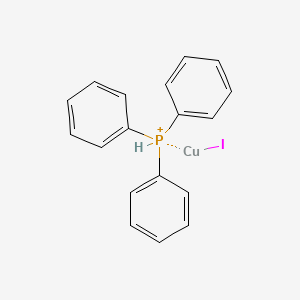 molecular formula C18H16CuIP+ B12092062 Copper, iodo(triphenylphosphine)- CAS No. 47107-74-4
