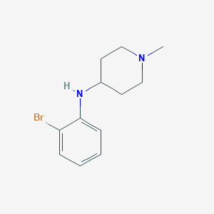 molecular formula C12H17BrN2 B12092067 N-(2-bromophenyl)-1-methylpiperidin-4-amine 