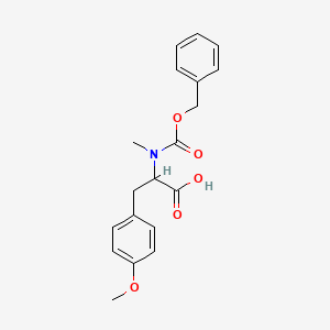 molecular formula C19H21NO5 B12092073 3-(4-Methoxyphenyl)-2-[methyl(phenylmethoxycarbonyl)amino]propanoic acid 