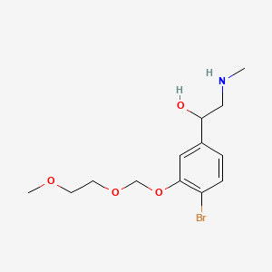 molecular formula C13H20BrNO4 B12092122 4-BromoPhenylephrine3-O-(2-Methoxyethoxymethyl)Ether 