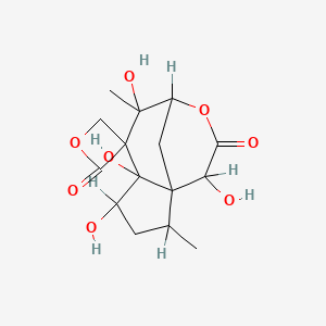 molecular formula C15H20O8 B1209215 Shikimin CAS No. 51372-90-8