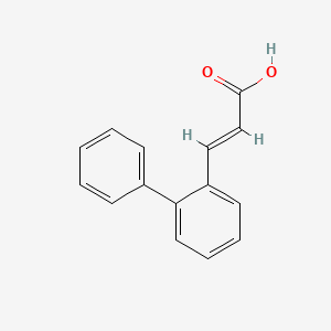 molecular formula C15H12O2 B12092152 3-(2-Phenylphenyl)prop-2-enoic acid 