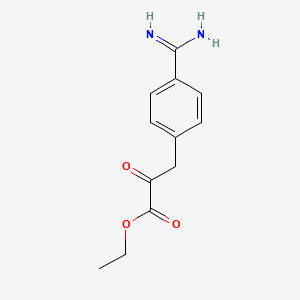 Ethyl 4-amidinophenylpyruvate