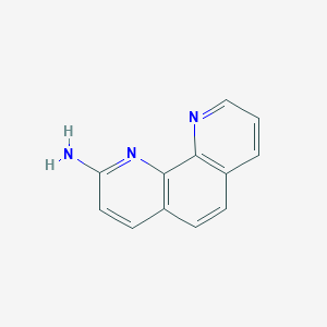 molecular formula C12H9N3 B12092165 1,10-Phenanthrolin-2-amine CAS No. 22426-18-2
