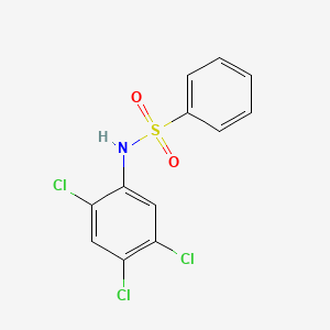 molecular formula C12H8Cl3NO2S B12092270 N-(2,4,5-trichlorophenyl)benzenesulfonamide 
