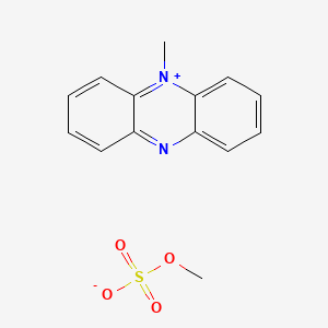 molecular formula C14H14N2O4S B1209228 Phenazine Methosulfate CAS No. 299-11-6