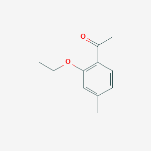 molecular formula C11H14O2 B12092295 1-(2-Ethoxy-4-methylphenyl)ethan-1-one CAS No. 937783-19-2