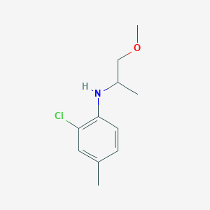 molecular formula C11H16ClNO B12092304 2-chloro-N-(1-methoxypropan-2-yl)-4-methylaniline 