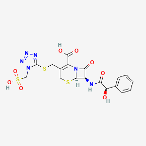 molecular formula C18H18N6O8S3 B1209232 Cefonicid CAS No. 61270-58-4