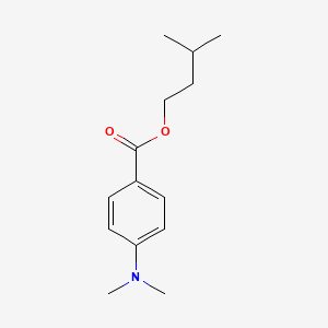 molecular formula C14H21NO2 B1209233 Isoamyl 4-(dimethylamino)benzoate CAS No. 21245-01-2