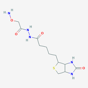 molecular formula C12H21N5O4S B12092374 n'-Aminooxymethylcarbonylhydrazino-d-biotin 