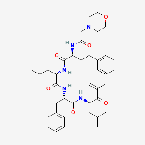 molecular formula C40H57N5O6 B12092399 Alkene Leucine Carfilzomib 