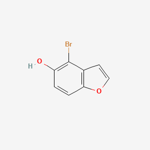 molecular formula C8H5BrO2 B12092401 4-Bromobenzofuran-5-ol 