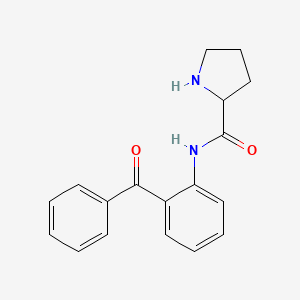 molecular formula C18H18N2O2 B12092413 N-(2-benzoylphenyl)pyrrolidine-2-carboxamide 
