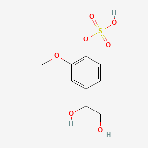 1,2-Ethanediol, 1-(3-methoxy-4-(sulfooxy)phenyl)-