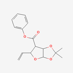 molecular formula C16H18O5 B12092432 1,2-o-Isopropylidene-3-benzoyloxy-5,6-dideoxy-glucofuranose 