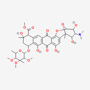 molecular formula C39H49NO16 B1209244 Antibiotic 205t3 
