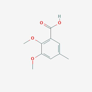 molecular formula C10H12O4 B12092441 2,3-Dimethoxy-5-methylbenzoic acid CAS No. 5653-56-5
